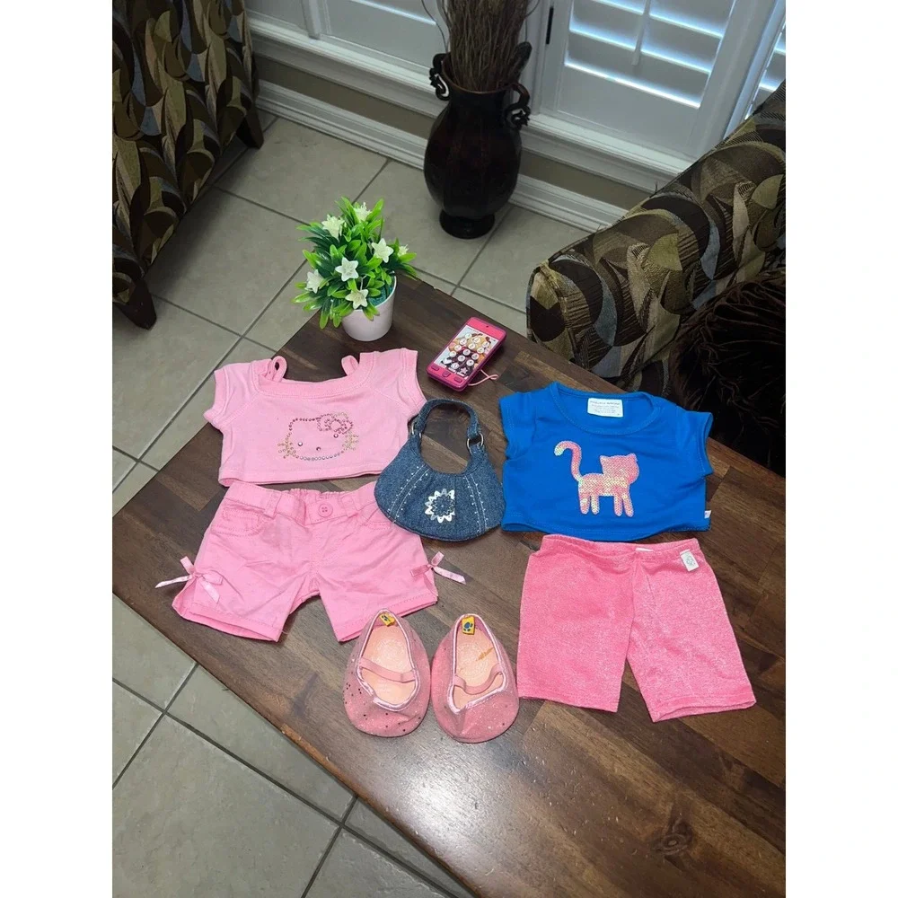 Build a Bear Sanrio Hello Kitty Top and‎ clothes/accessories bundle
